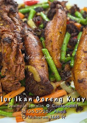 Gambar Telur Ikan Goreng Kunyit