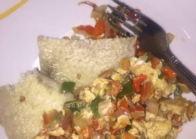 Steps to Prepare Appetizing Scrambled Egg Sauce Cooking Basics for Beginners