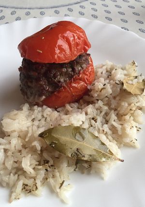 Une photo de Tomate farcie au riz