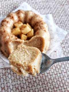 Una foto de 🍏Flan de manzana vegano y sin azúcar🍏