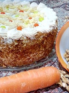 عکسی از دستور کیک هویج😋