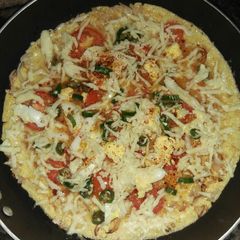A picture of Egg cheese omelette.