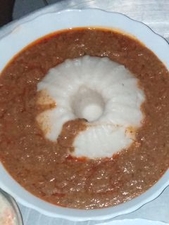 صورة لوصفة عصيدة بتقلية