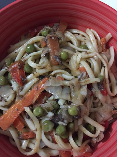 Una foto de Pasta con verdura