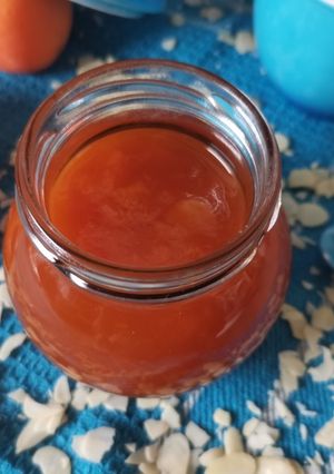 Une photo de Confiture d'abricots aux amandes