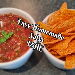 A picture of 🍅🥙Easy Homemade Salsa🥙🍅.
