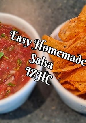 A picture of 🍅🥙Easy Homemade Salsa🥙🍅.