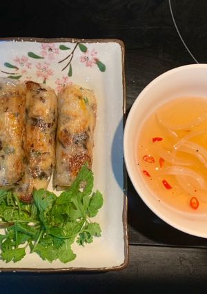 Hình của món Nem chay.