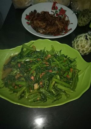 Foto resep Cah kangkung tauco