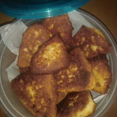 Meethi tikiyan. (sweet snacks) A picture of Meethi tikiyan. (sweet snacks).