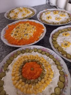 عکسی از دستور تزیین الویه