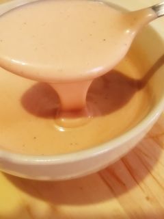 Una foto de Salsa rosa casera sin lactosa | ¿Cómo hacer salsa rosa casera?