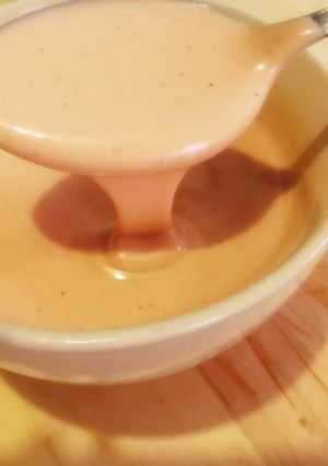 Una foto de Salsa rosa casera sin lactosa | ¿Cómo hacer salsa rosa casera?