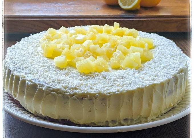 Для новичков, как приготовить оригинальный праздничный ананасовый торт без хлопот и сложностей
