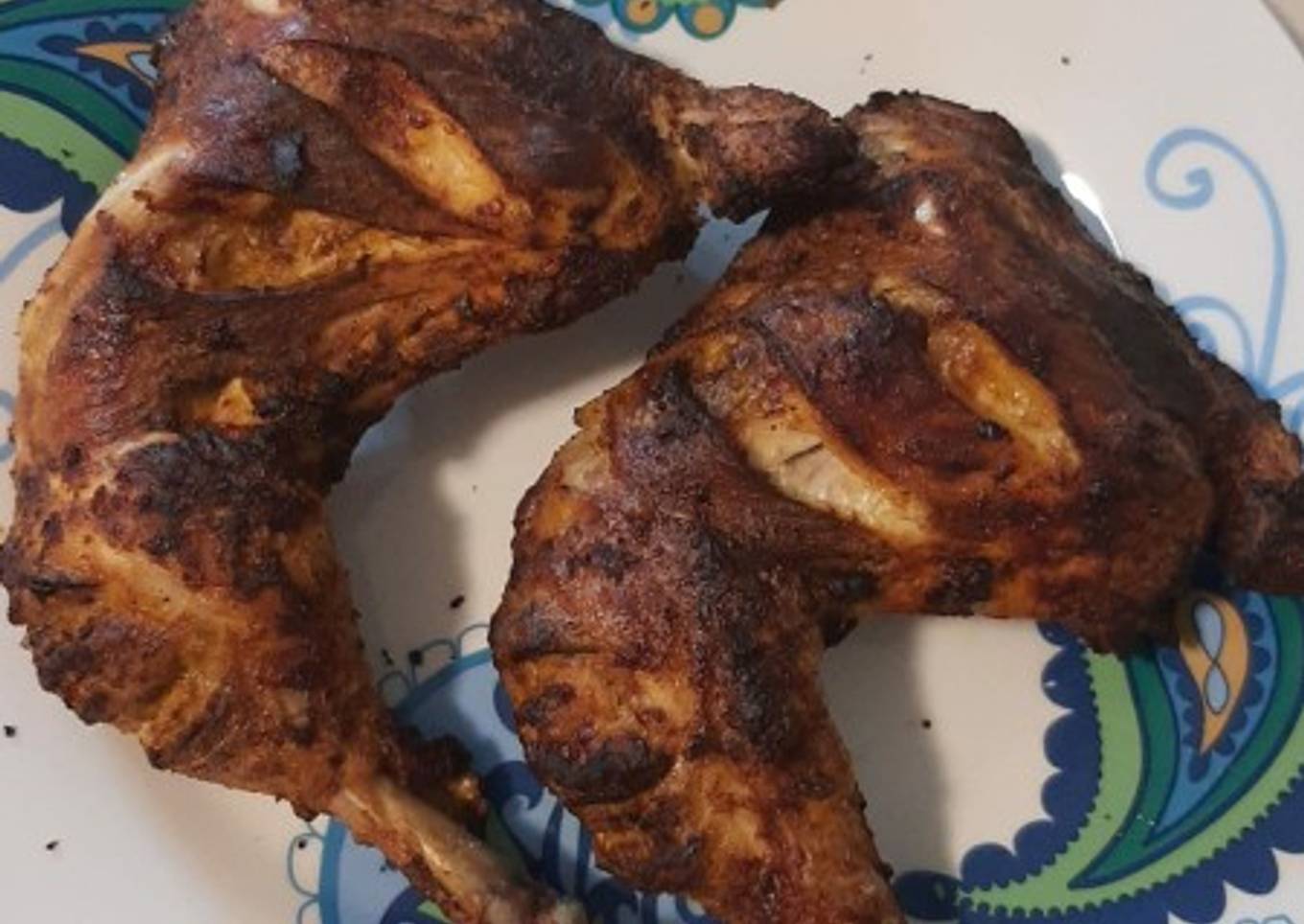 Air fried chicken