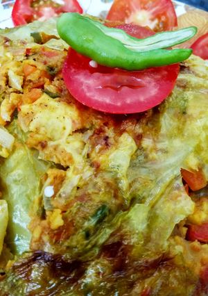 A picture of Stuffed cabbage.