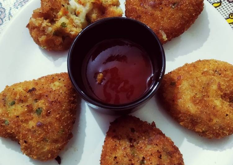 Recipe of Award-winning Veggi malai cheese cutlet