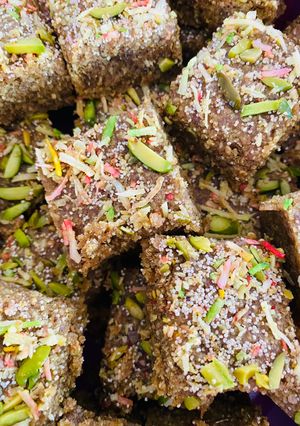 A picture of Oats katlu (gluten free).