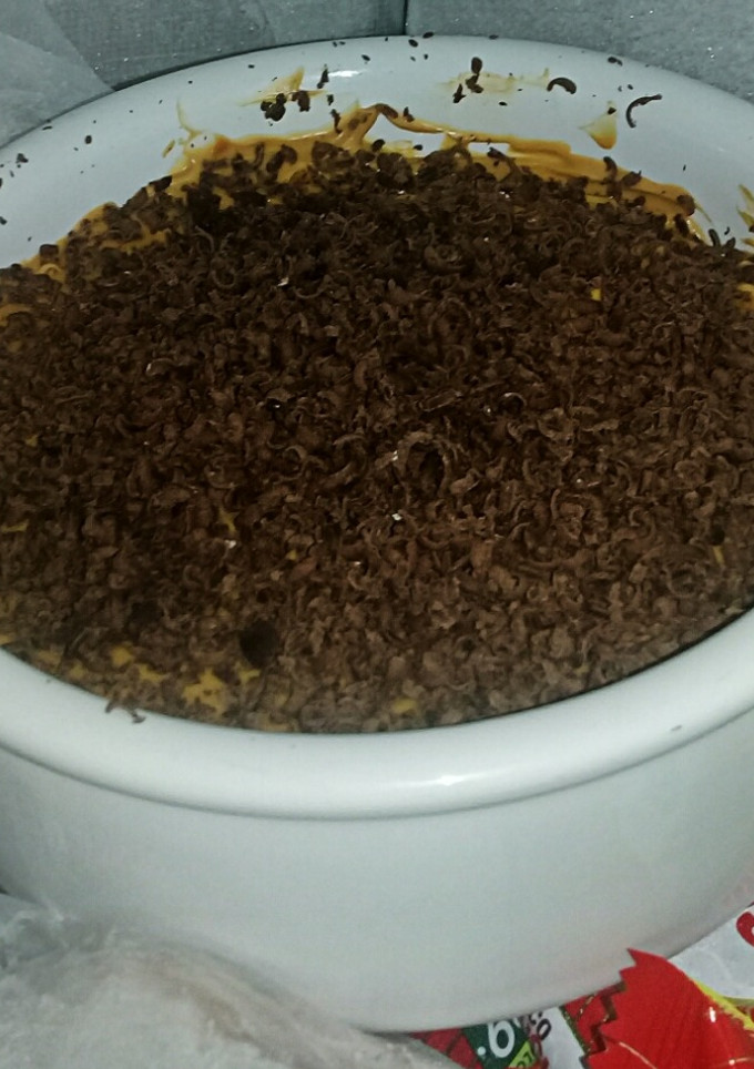 Una foto de Postre helado fácil y rápido de dulce de leche