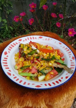 Foto resep Tumis ikan peda asin jagung