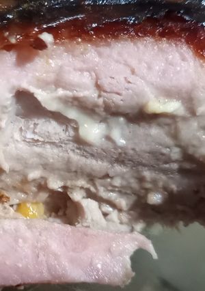 Una foto de Peceto relleno en capas!!😋