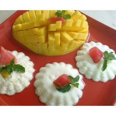 A picture of Baked Yogurt With Fruits Flavor.