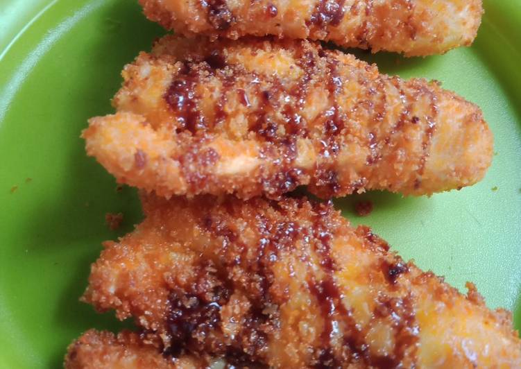 Resep Terbaru Pisang kipas kribo👌💖😍 Praktis Enak