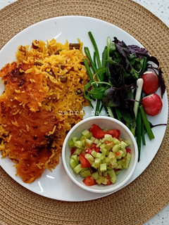 عکسی از دستور لوبیا پلو مجلسی