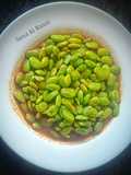 Barne (pauta, Lima beans) ki sabzi without onion