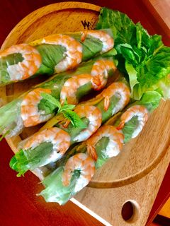 Hình của món Gỏi cuốn 🦐 🥓 🥬🥚.