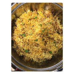 A picture of Chicken Biryani.