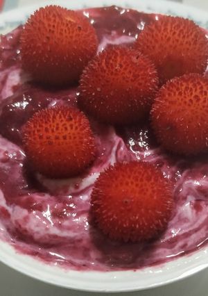 Una foto de Compota de frutos rojos con chía y lino molido