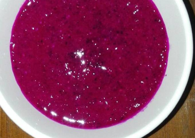 Resep Mpasi 6m Puree Buah Naga Oleh Fhima Rizky Annisa Cookpad