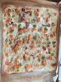 Leek and Smoked Trout Flammekueche