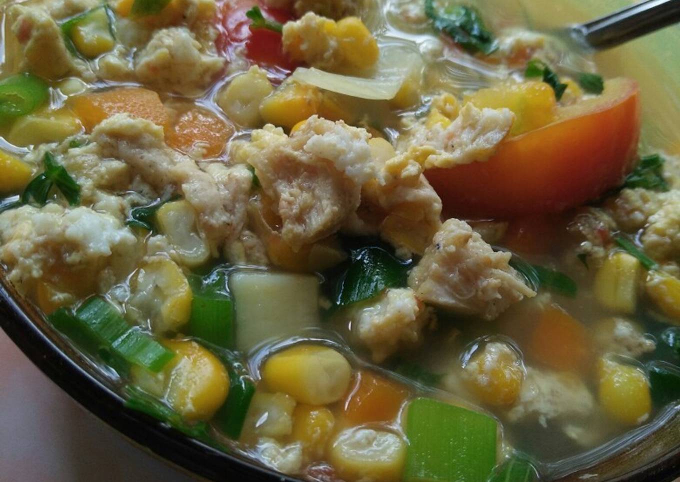 Sop ayam jagung manis