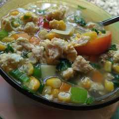 Sop ayam jagung manis রেসিপির প্রধান ছবি