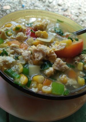 Foto resep Sop ayam jagung manis