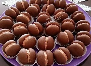 Une photo de Macarons Trompe-l'œil au Chocolat