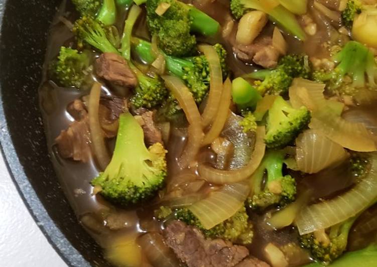 Langkah Mudah Membuat Beef teriyaki with brokoli 🥦🥩🍴 Enak