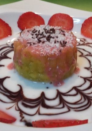 Foto principal de Mango con fresas y yogurt
