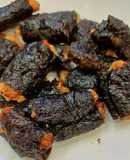 Rong biển cuộn tôm, thịt