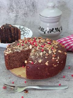 रागी बनाना केक विथ आलमंड (ragi banana cake with almond recipe in Hindi) रेसिपी मुख्य फोटो
