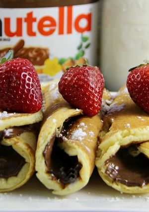 Una foto de Nutella Rolls