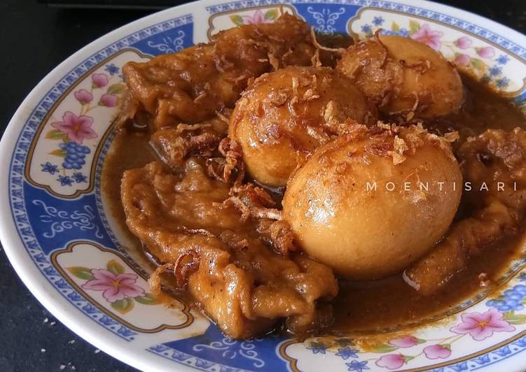 Semur telur tahu