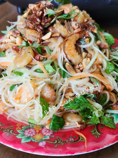 Hình của món Gỏi đu đủ tôm khô.