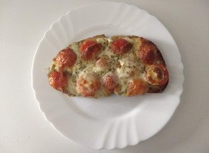 Foto de Bruschettas com tomate e mozzarella