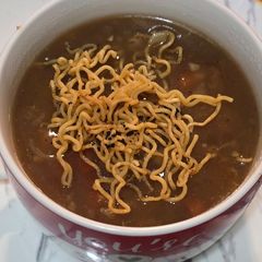 A picture of Manchow soup.