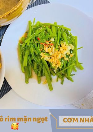 Hình của món Rau muống xào tỏi 🧄.