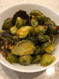 A picture of Roasted Brussel Sprouts.