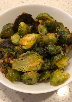 A picture of Roasted Brussel Sprouts.